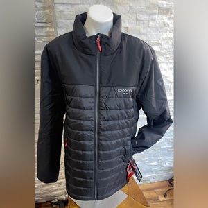 London Fog stretch flex windbreaker cold water resistant puffer jacket sz XL